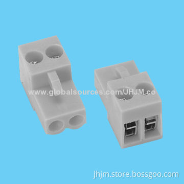 PCB Terminal Block Connectors with 3.96mm Pitch Female, 2-24 Poles and with Screws